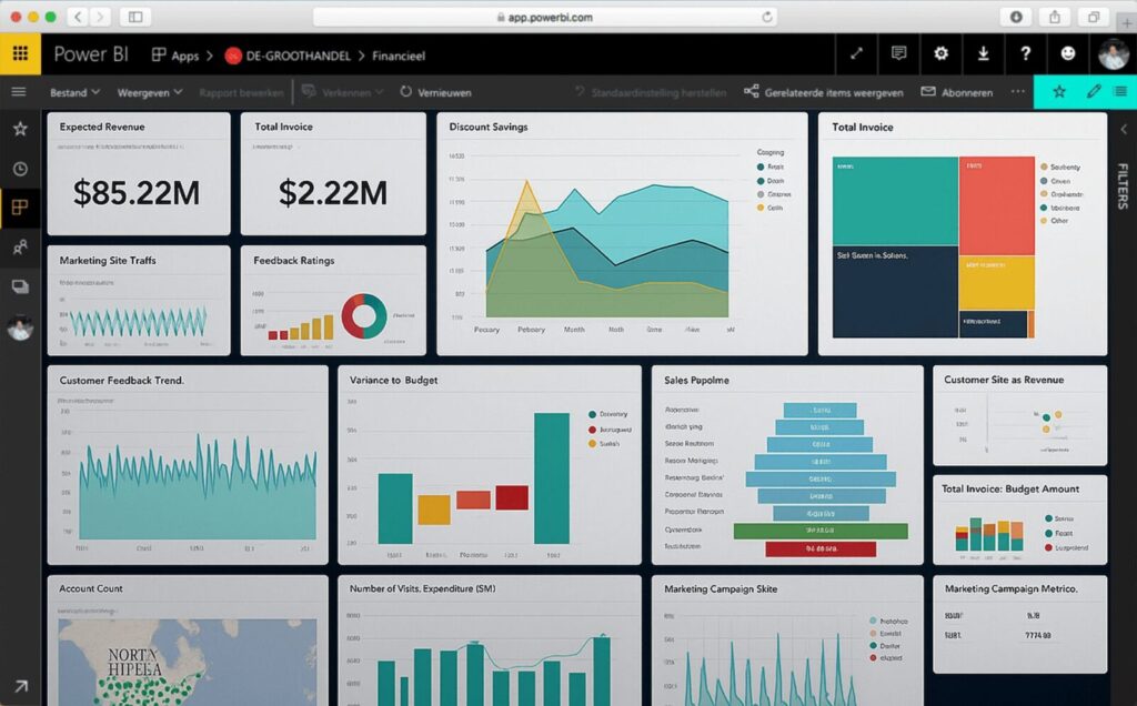 PowerBI Dashboard Demo retail en logistiek